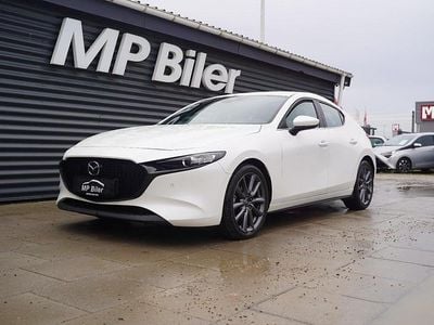 Hvid Brugt 2020 Mazda 3 Sky Hatchback | 149.900 kr. (Fair pris)