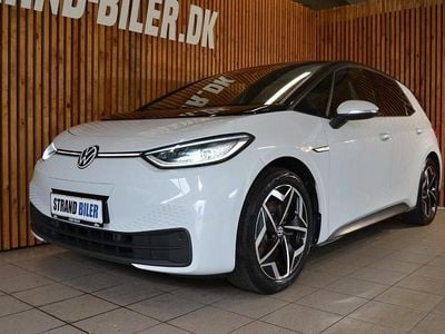 Hvid Brugt 2021 VW ID.3 Pro Performance Hatchback | 199.800 kr. (Lidt for dyr)