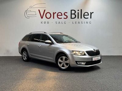 Sølvmetal Brugt 2015 Skoda Octavia Ambition Stationcar | 72.800 kr. (God pris)