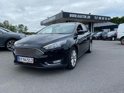 Sort Brugt 2018 Ford Focus Titanium Stationcar | 69.900 kr. (Super pris)