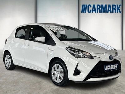 Hvid Brugt 2018 Toyota Yaris Hybrid H2 Hatchback | 119.900 kr. (God pris)
