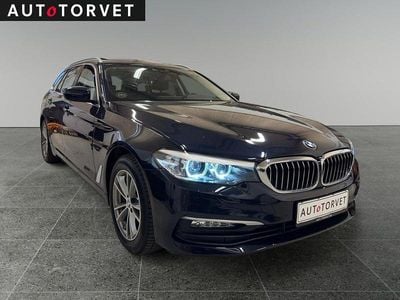 Blåmetal Brugt 2018 BMW 520 Stationcar | 264.700 kr. (Fair pris)