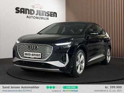 Sortmetal Brugt 2023 Audi Q4 Sportback e-tron S-Line SUV | 399.900 kr. (Fair pris)