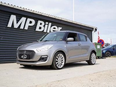 Sølvmetal Brugt 2017 Suzuki Swift Club Hatchback | 89.900 kr. (God pris)
