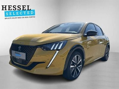 Gul Brugt 2022 Peugeot e-208 GT Hatchback | 139.900 kr. (Fair pris)