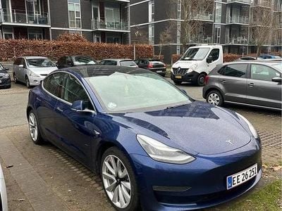 Brugt Tesla Model 3 350 kW (476 HK) 2019 Blå Sedan