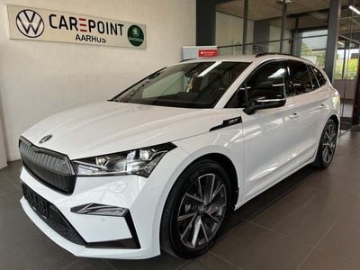 Hvid Brugt 2022 Skoda Enyaq iV SportLine SUV | 299.800 kr. (Fair pris)