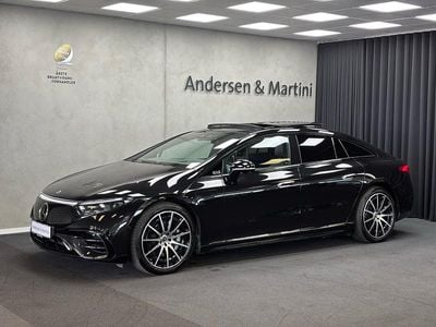 Sort Brugt 2024 Mercedes EQS450+ AMG line Sedan | 849.900 kr. (Fair pris)