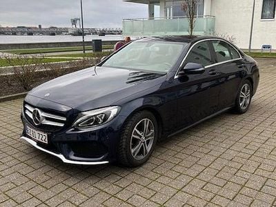Blå Brugt 2018 Mercedes C200 AMG line Sedan | 259.900 kr. (Fair pris)