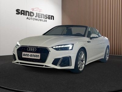 Hvid Brugt 2021 Audi A5 Cabriolet S-line plus Cabriolet | 509.900 kr. (Lidt for dyr)