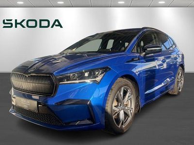 Blåmetal Brugt 2023 Skoda Enyaq iV SportLine SUV | 309.900 kr. (Dyr)