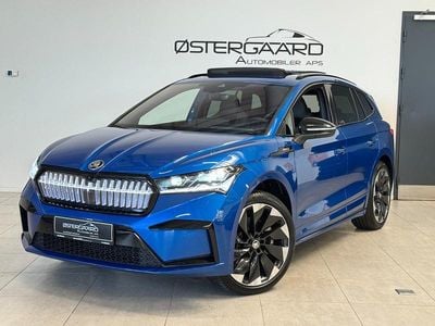 Blåmetal Brugt 2025 Skoda Enyaq iV SportLine SUV | 419.700 kr. (Fair pris)