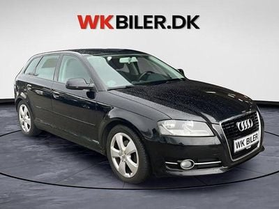 Sortmetal Brugt 2012 Audi A3 Sportback Ambiente Hatchback | 59.800 kr. (Super pris)