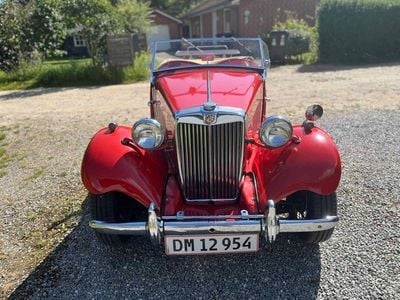 Brugt MG TD 1950 Rød Cabriolet