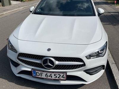 Hvid Brugt 2020 Mercedes CLA200 Shooting Brake AMG line Stationcar | 299.900 kr. (Dyr)