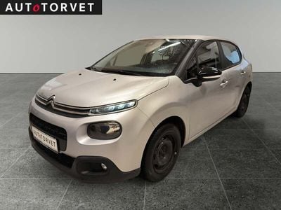 Sølvmetal Brugt 2017 Citroën C3 Feel Hatchback | 51.700 kr. (Fair pris)