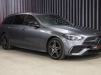 Gråmetal Brugt 2023 Mercedes C300e Business Stationcar | 429.900 kr. (Dyr)
