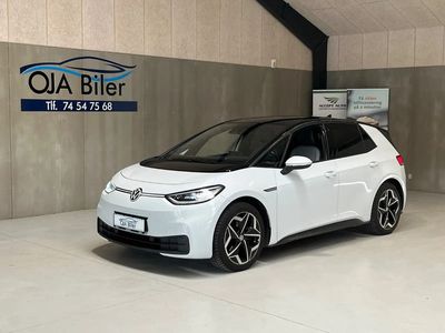 Hvid Brugt 2021 VW ID.3 Pro Hatchback | 224.900 kr.