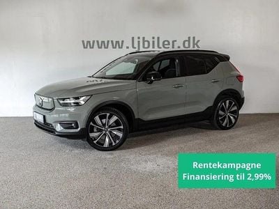 Grøn Brugt 2021 Volvo XC40 Ultimate SUV | 299.800 kr. (Fair pris)