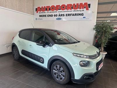 Grøn Brugt 2017 Citroën C3 Feel Hatchback | 44.900 kr. (Lidt for dyr)