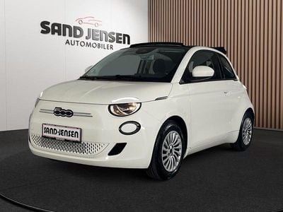 Hvid Brugt 2023 Fiat 500e Icon Cabriolet | 169.900 kr. (Lidt for dyr)