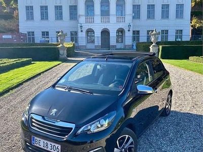Brugt Peugeot 108 69 HK (50 kW) 2016 Sort Hatchback