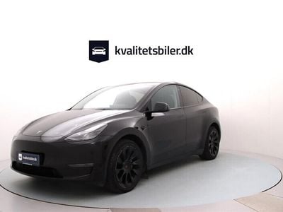 Solid black Brugt 2022 Tesla Model Y Long Range AWD SUV | 249.900 kr.