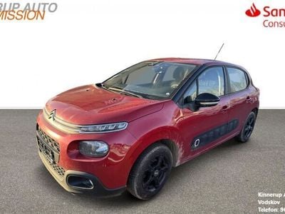 Rød Brugt 2017 Citroën C3 Feel Hatchback | 41.900 kr. (Fair pris)