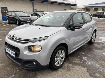 Brugt Citroën C3 Start 75 HK (55 kW) 2018 Sølvmetal Hatchback