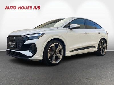 Hvid Brugt 2023 Audi Q4 Sportback e-tron S-Line SUV | 299.900 kr. (God pris)