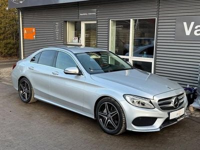 Sølvmetal Brugt 2017 Mercedes C220 AMG line Sedan | 229.900 kr. (Fair pris)