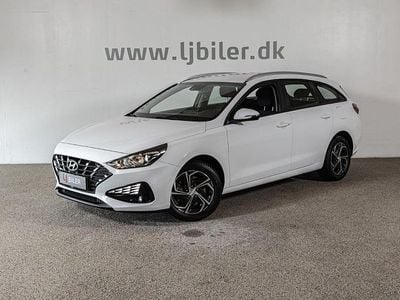 Hvid Brugt 2021 Hyundai i30 Essential Stationcar | 159.800 kr. (God pris)