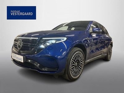 Blå Brugt 2019 Mercedes EQC400 AMG line SUV | 344.700 kr. (Lidt for dyr)