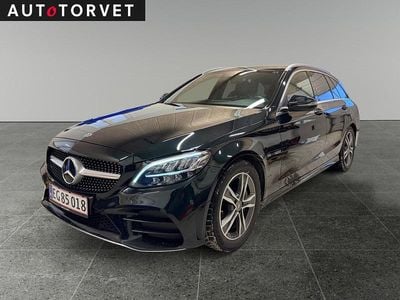 Grønmetal Brugt 2019 Mercedes C200 AMG line Stationcar | 234.700 kr. (God pris)