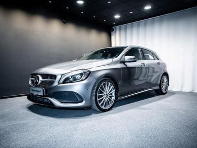 Farve: koksmetal Brugt 2017 Mercedes A200 AMG line | 179.900 kr. (Dyr)