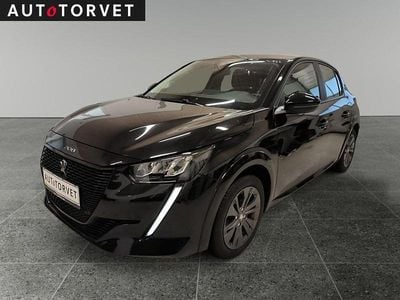 Sort Brugt 2023 Peugeot e-208 Active Hatchback | 119.700 kr. (God pris)