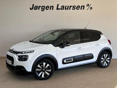 Hvid Brugt 2021 Citroën C3 PureTech Hatchback | 99.800 kr. (Fair pris)