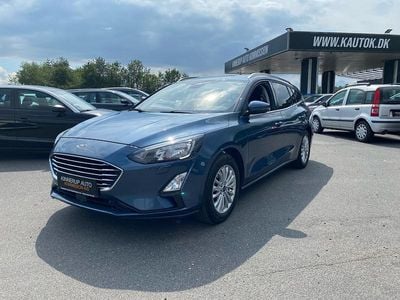 Blå metal Brugt 2019 Ford Focus Titanium Stationcar | 109.900 kr. (God pris)