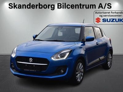 Speedy blue met. Brugt 2023 Suzuki Swift Action Hatchback | 134.900 kr. (Fair pris)