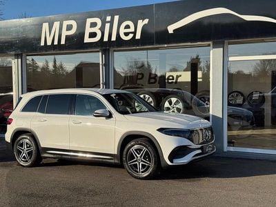 Hvid Brugt 2024 Mercedes EQB250+ AMG line SUV | 344.800 kr. (Lidt for dyr)