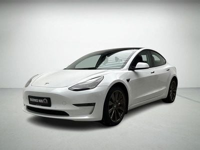 Hvid Brugt 2022 Tesla Model 3 Performance Sedan | 224.900 kr. (God pris)