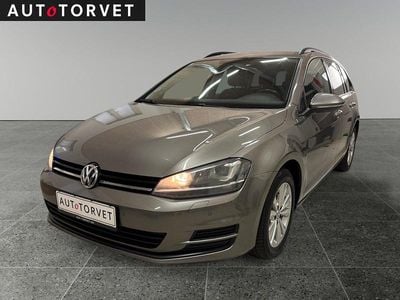 Champagnemetal Brugt 2013 VW Golf VII Comfortline Stationcar | 74.700 kr. (God pris)
