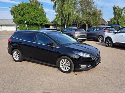 Sort Brugt 2018 Ford Focus Titanium Stationcar | 109.900 kr. (God pris)
