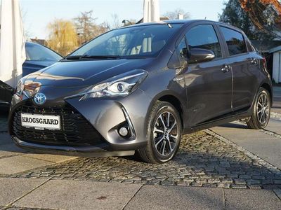 brugt Toyota Yaris Hybrid 1,5 B/EL Premium E-CVT 100HK 5d Trinl. Gear