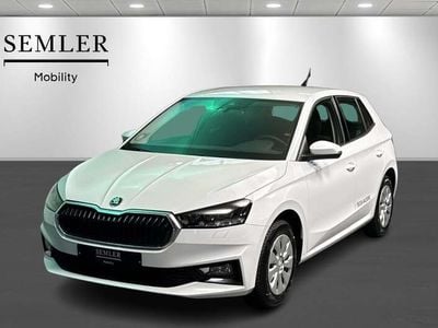 Hvidmetal Brugt 2024 Skoda Fabia Essence Hatchback | 169.990 kr. (Fair pris)