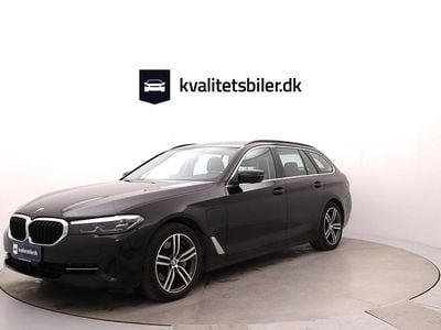 Sort Brugt 2021 BMW 530e Sport Line Stationcar | 319.900 kr. (Super pris)