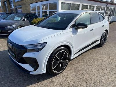Hvid Brugt 2022 Audi Q4 Sportback e-tron S-Line SUV | 359.900 kr.