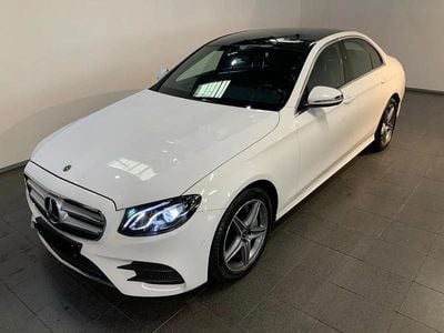 Hvid Brugt 2019 Mercedes E300 AMG line Sedan | 349.900 kr. (Lidt for dyr)