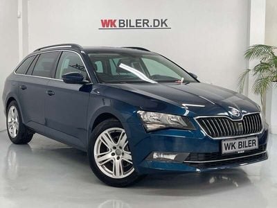 Turkismetal Brugt 2018 Skoda Superb Active Stationcar | 149.800 kr. (Lidt for dyr)
