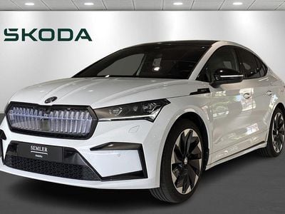 Hvidmetal Brugt 2024 Skoda Enyaq iV SportLine SUV | 384.900 kr. (Fair pris)